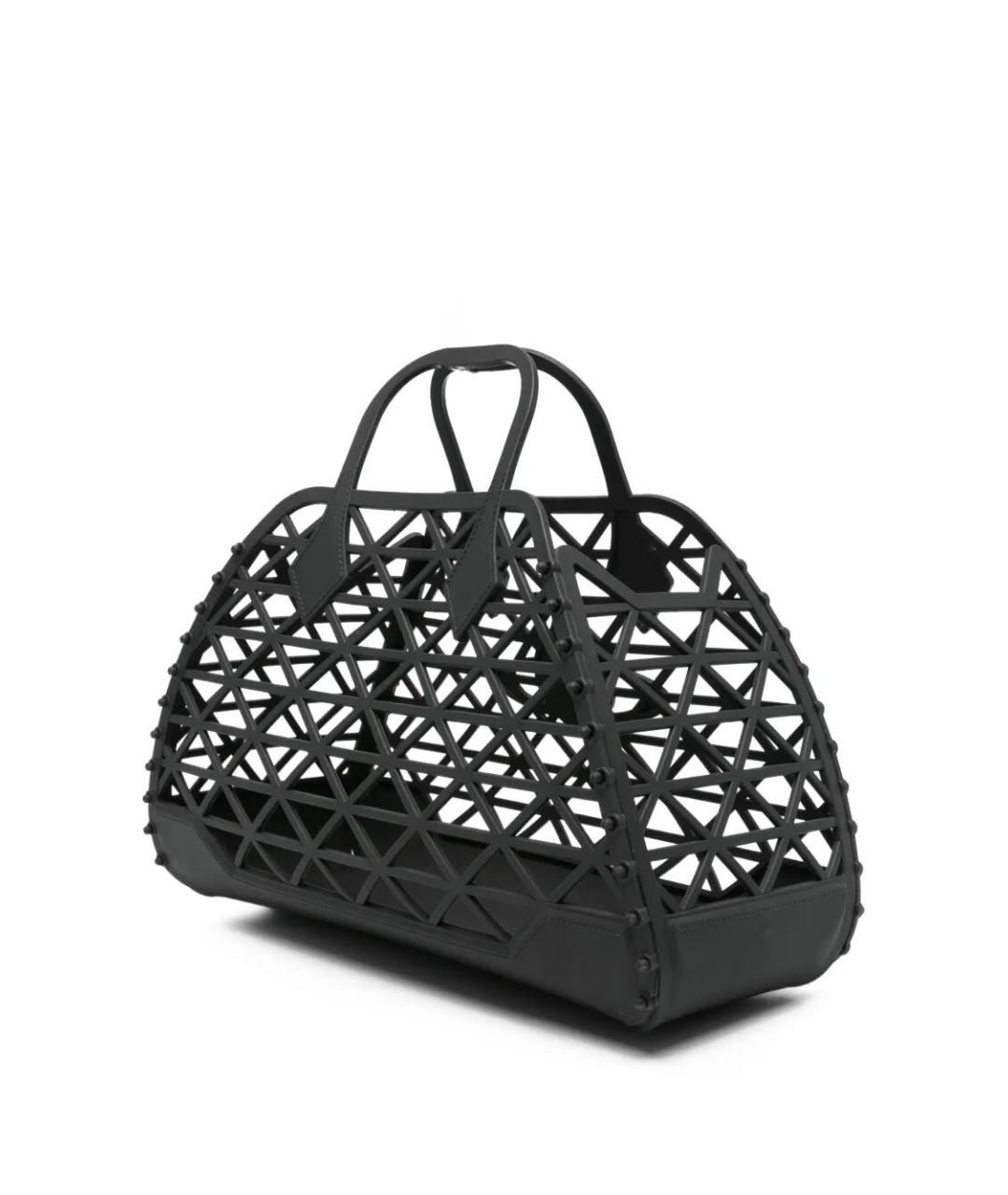 VIVIENNE WESTWOOD Черная сумка тоут из искусственной кожи, фото 2