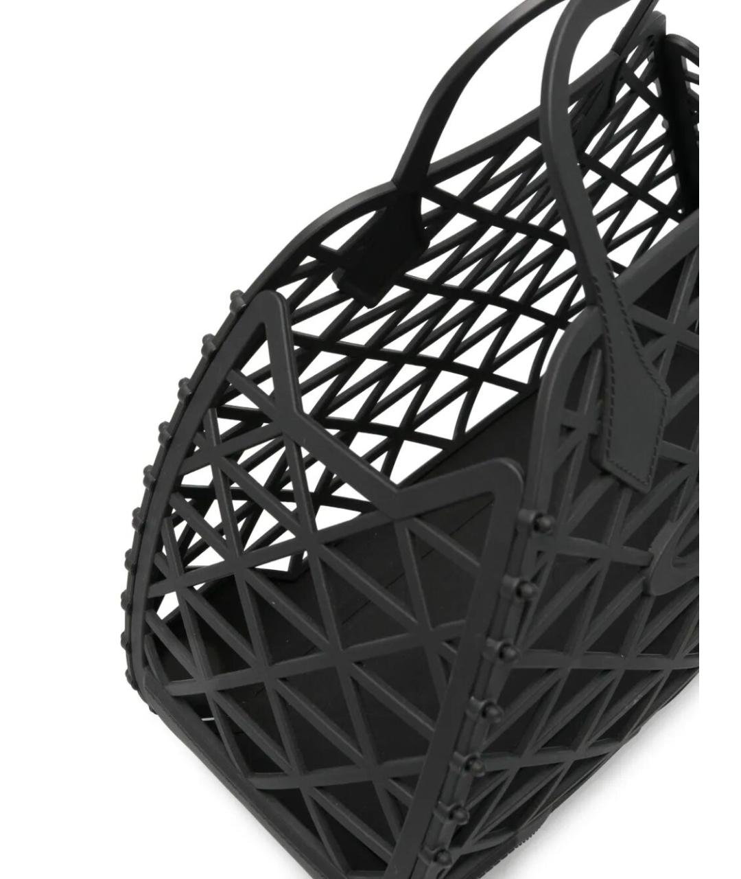 VIVIENNE WESTWOOD Черная сумка тоут из искусственной кожи, фото 3