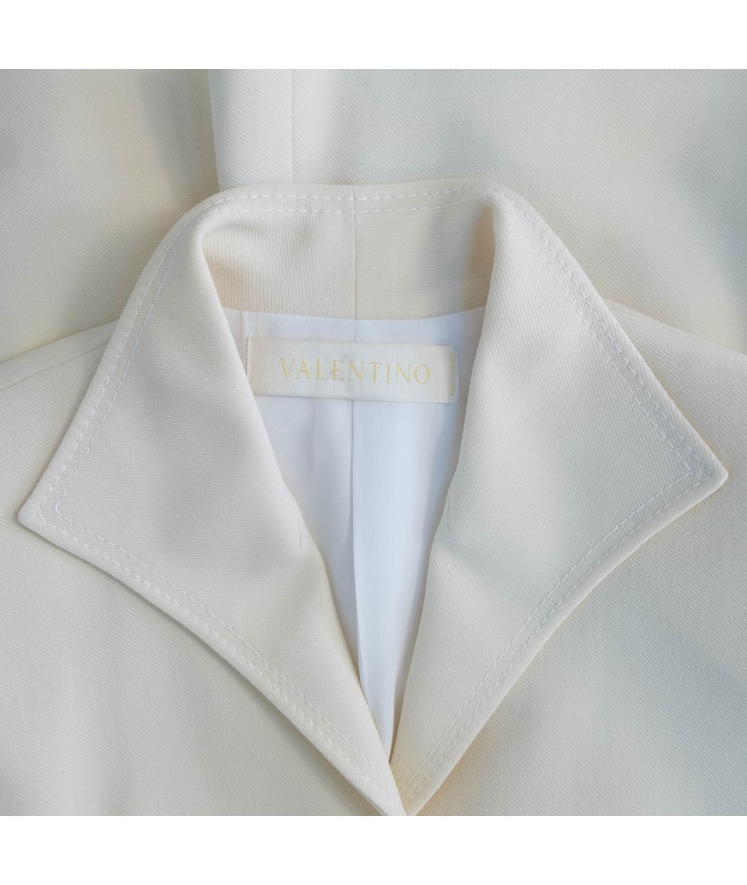 VALENTINO Белый шерстяной жакет/пиджак, фото 3