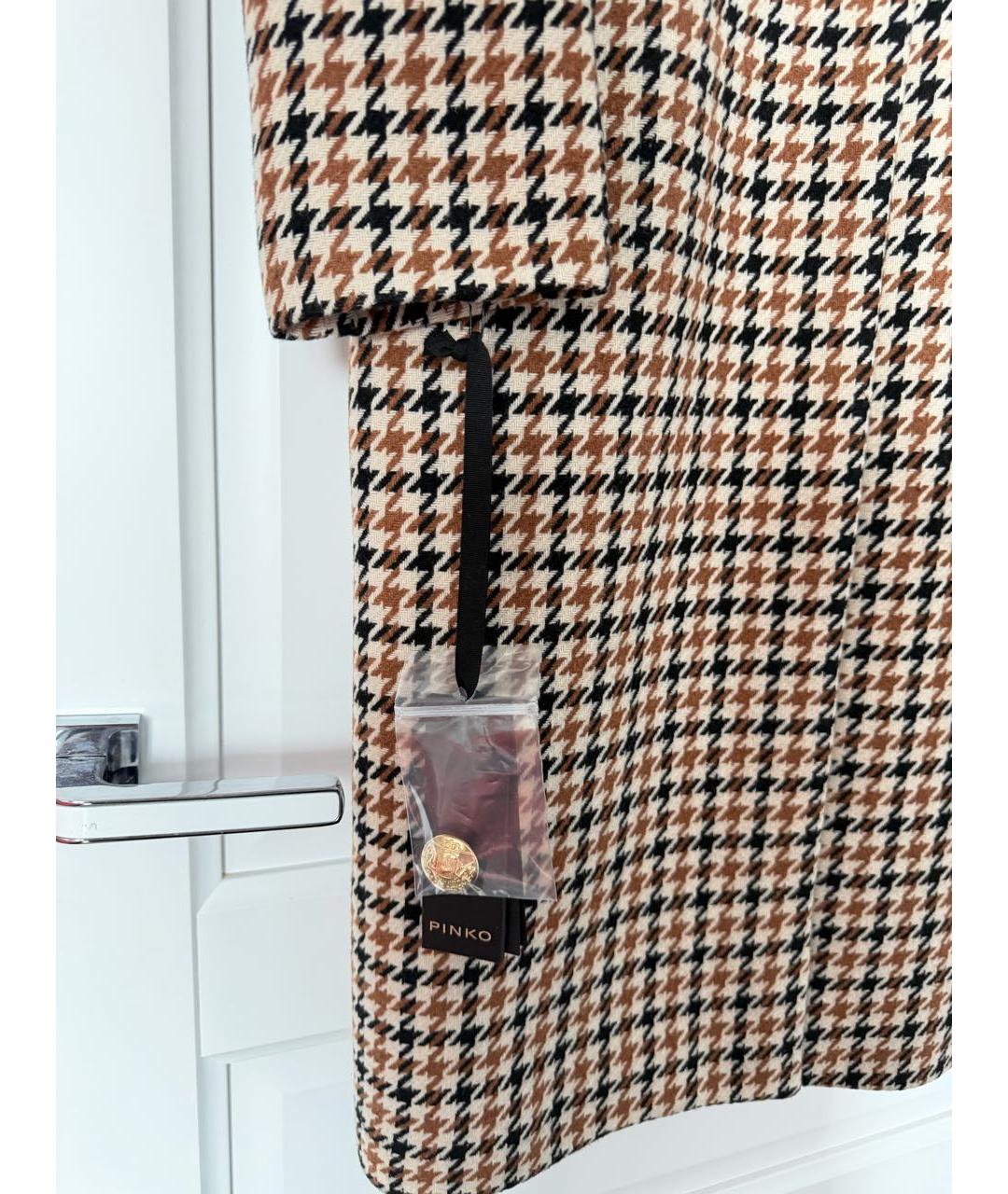 PINKO Бежевое пальто, фото 4