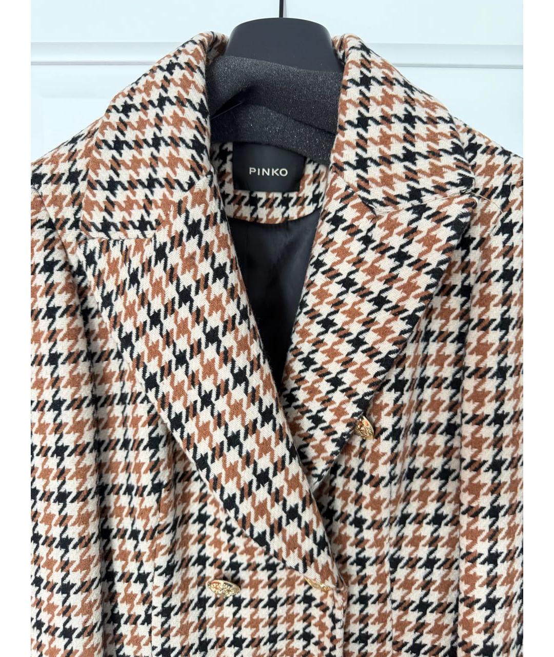 PINKO Бежевое пальто, фото 3