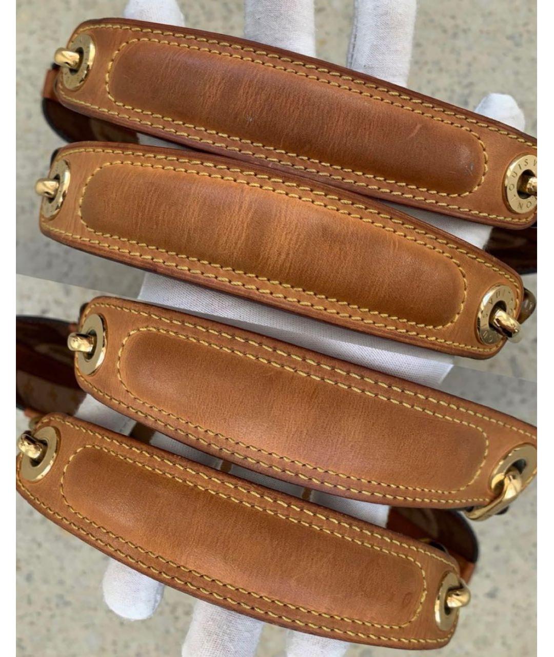 LOUIS VUITTON Коричневая сумка с короткими ручками, фото 8