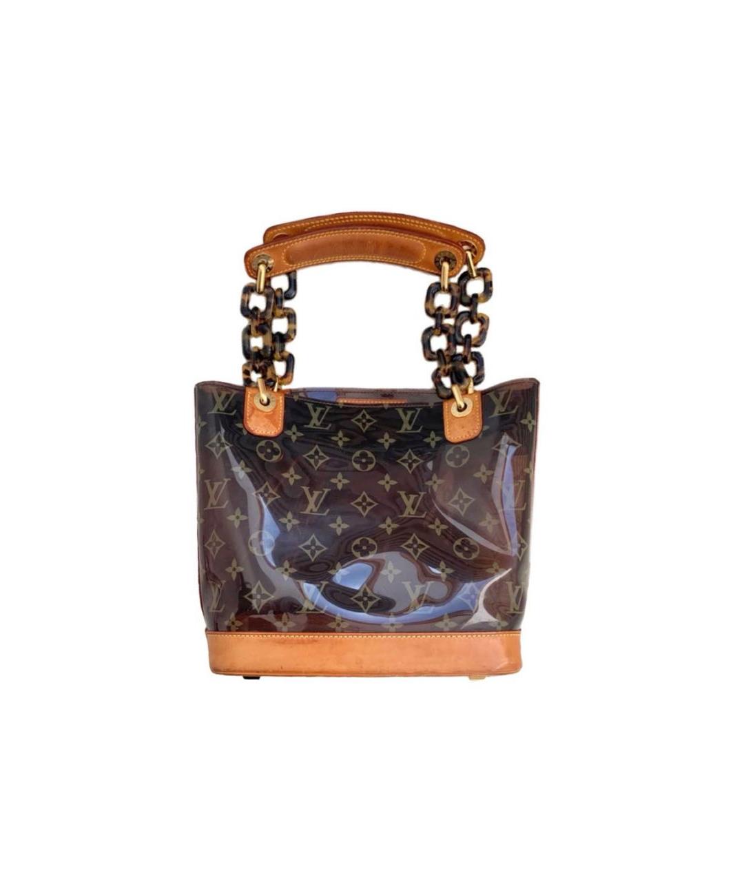 LOUIS VUITTON Коричневая сумка с короткими ручками, фото 3