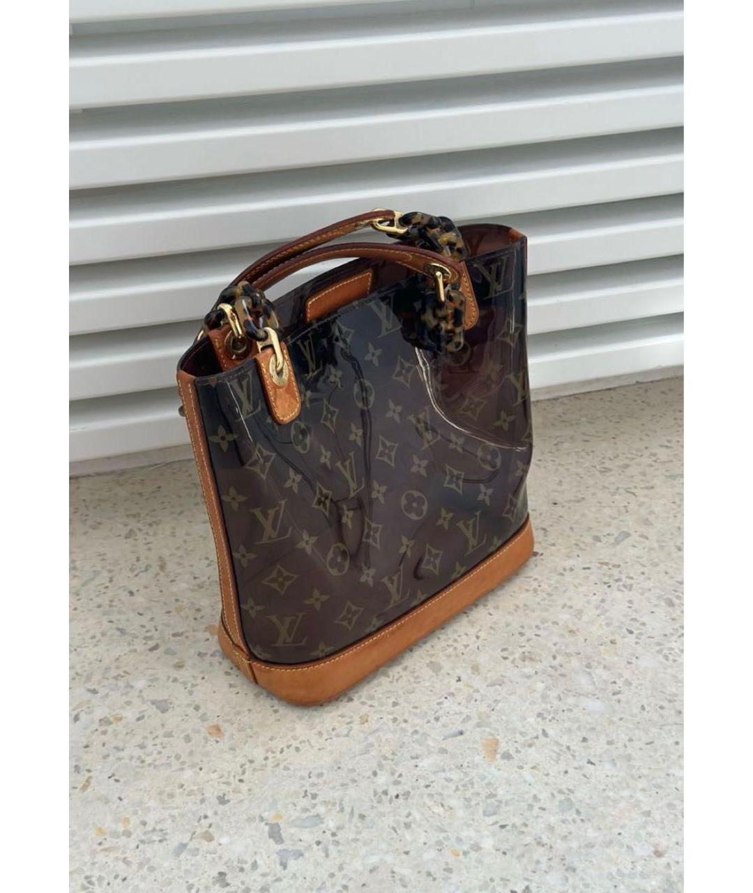 LOUIS VUITTON Коричневая сумка с короткими ручками, фото 7