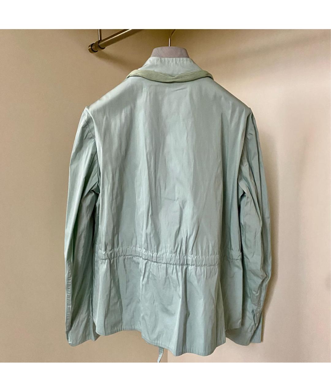 ERMANNO SCERVINO Зеленая полиэстеровая куртка, фото 7