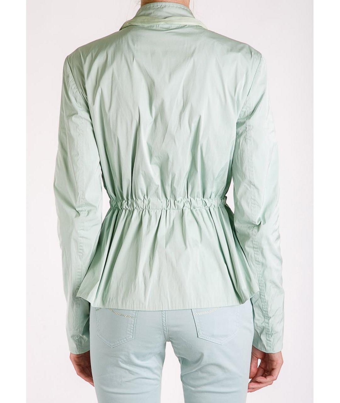 ERMANNO SCERVINO Зеленая полиэстеровая куртка, фото 4