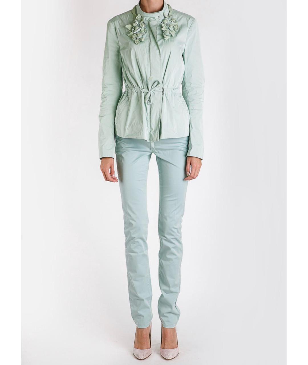 ERMANNO SCERVINO Зеленая полиэстеровая куртка, фото 2