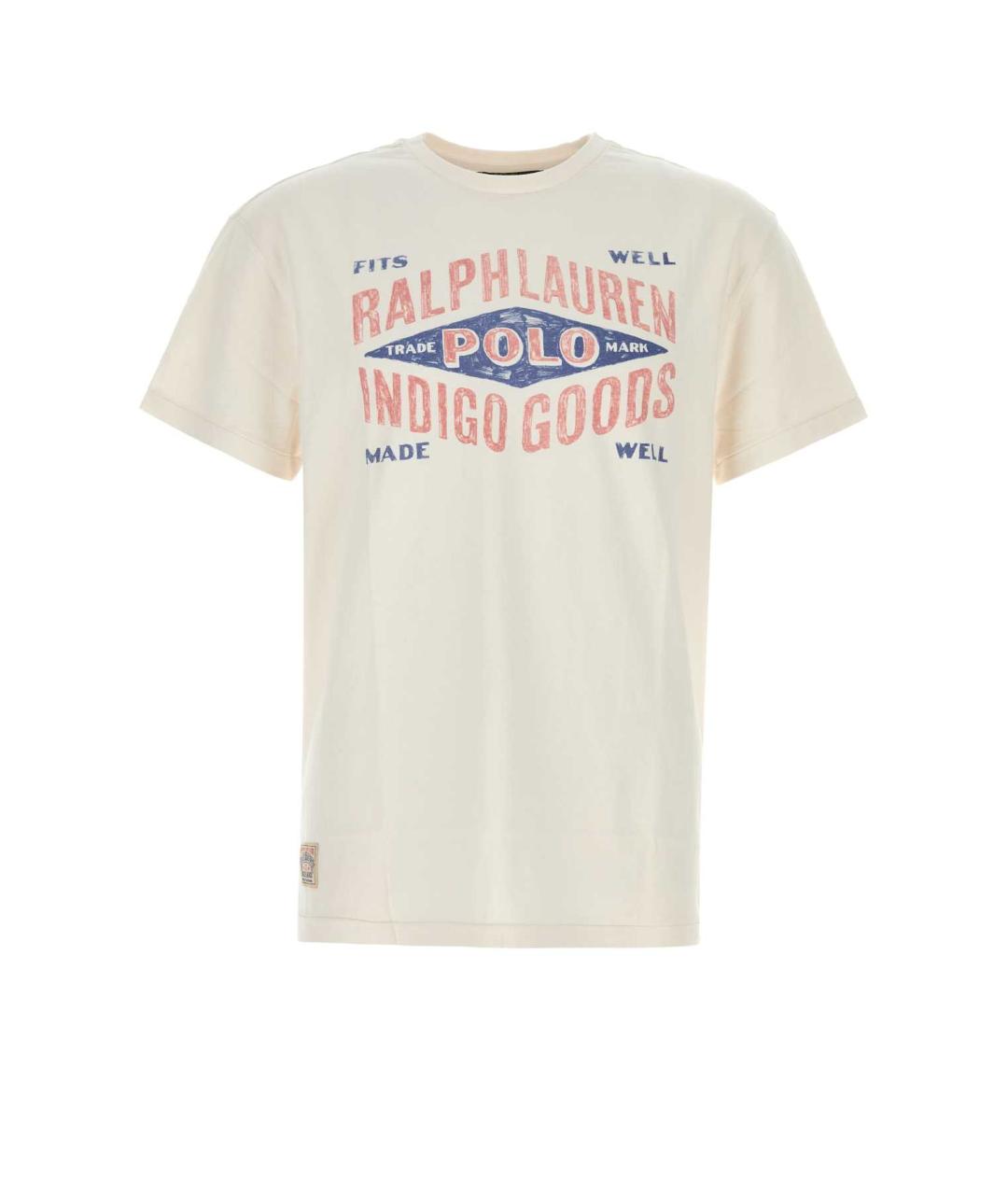 POLO RALPH LAUREN Белая хлопковая футболка, фото 1