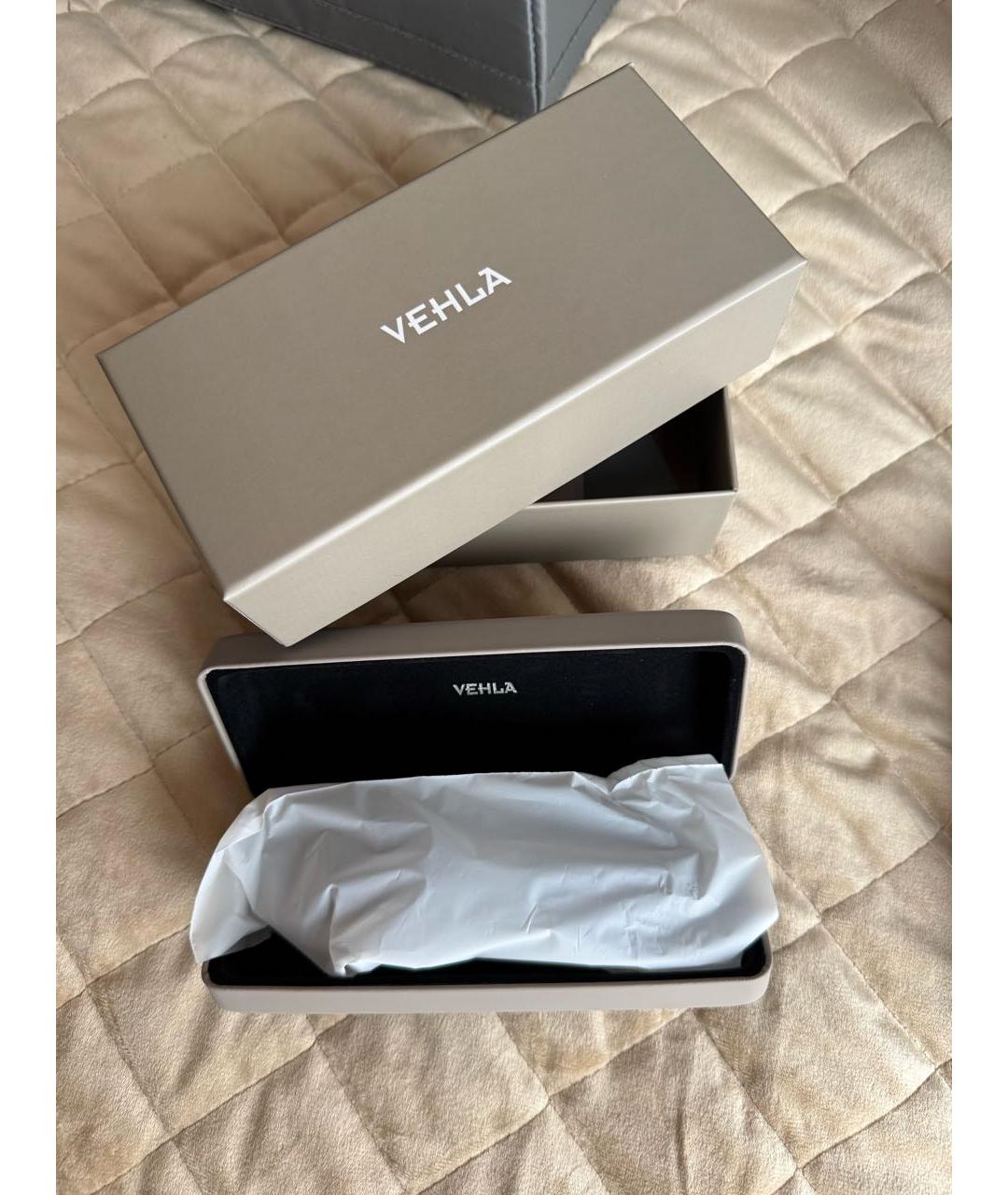 Vehla Коричневые металлические солнцезащитные очки, фото 4