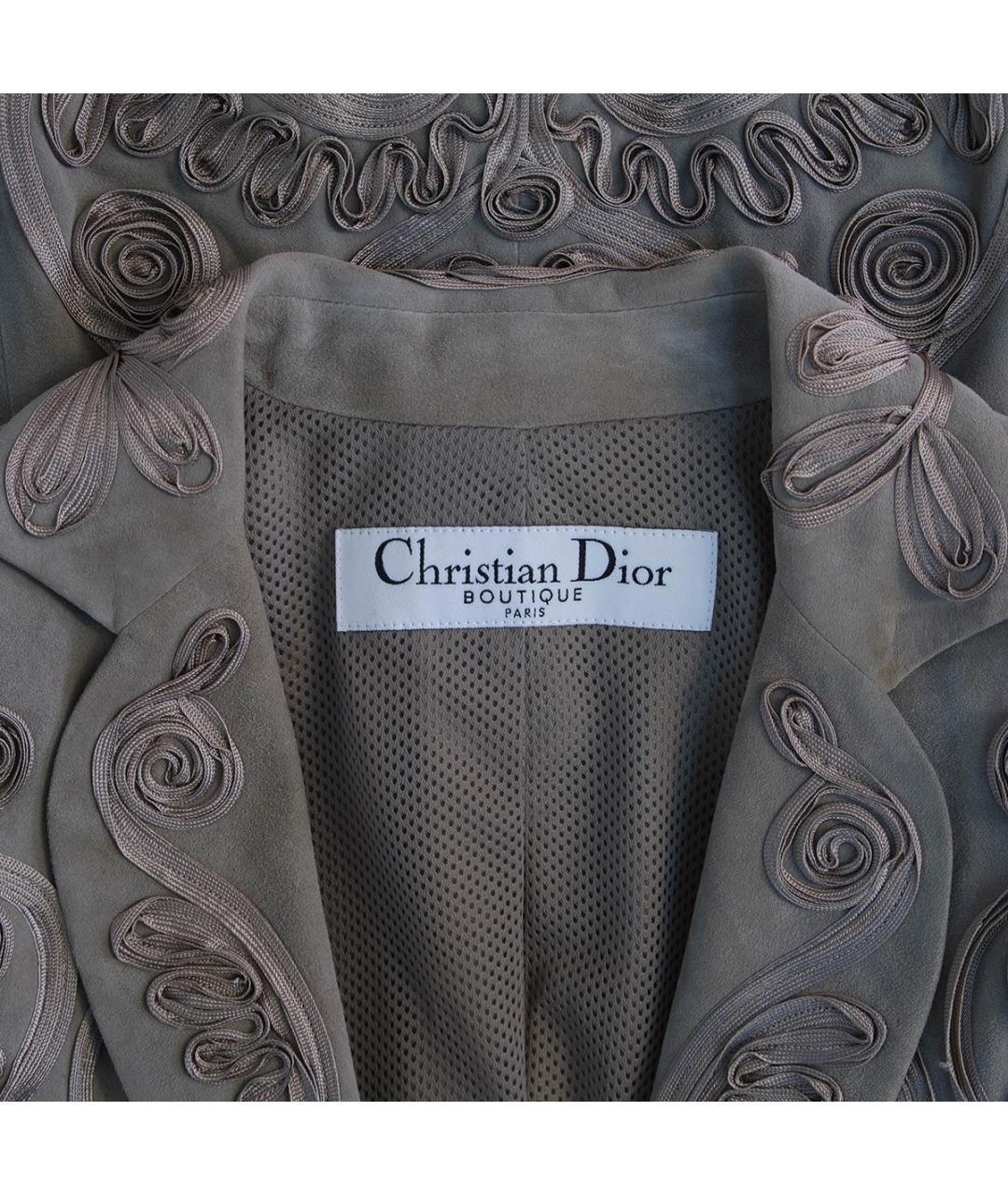 CHRISTIAN DIOR Коричневый жакет/пиджак, фото 3