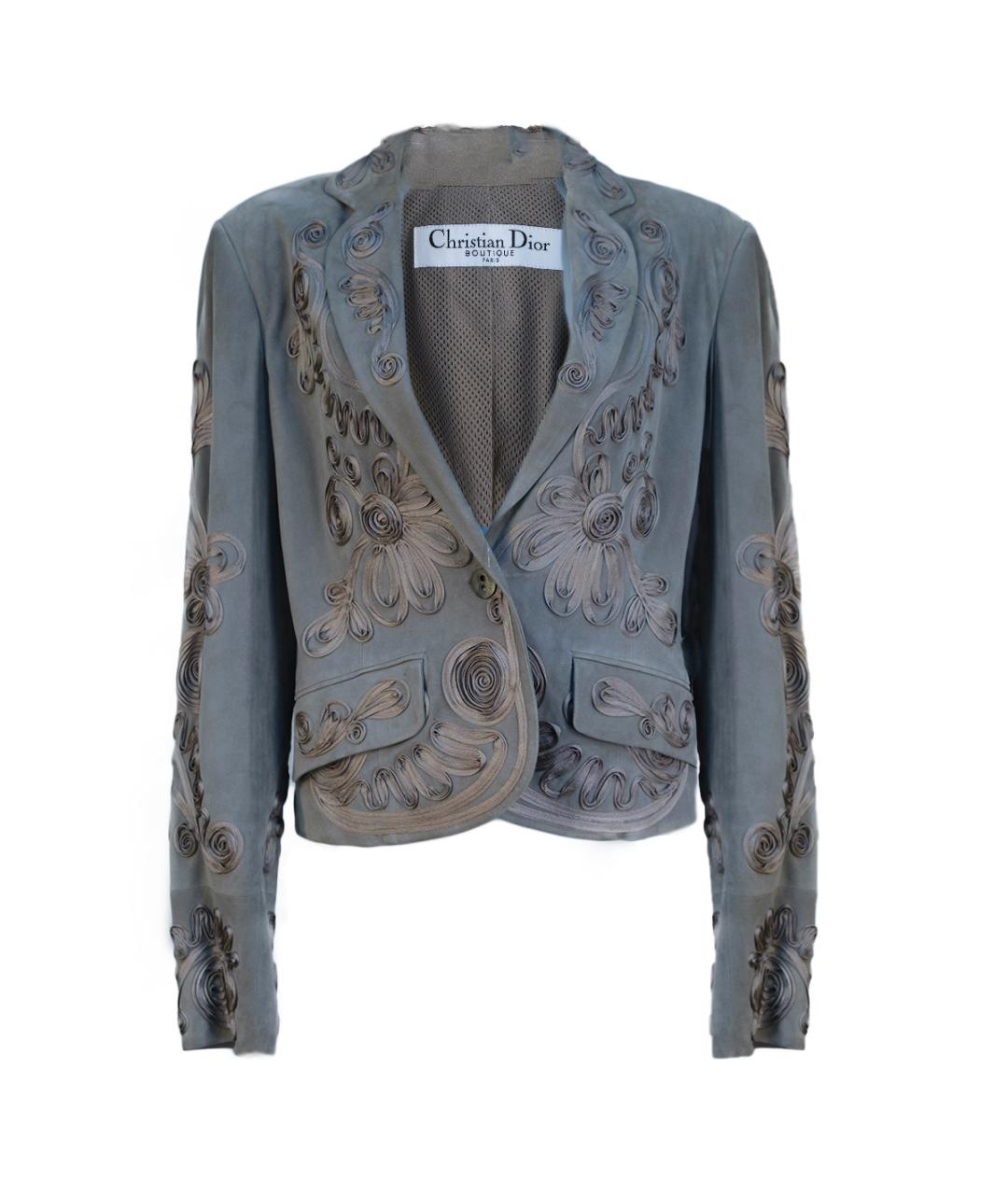 CHRISTIAN DIOR Коричневый жакет/пиджак, фото 1