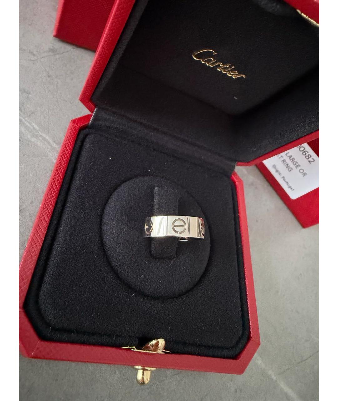 CARTIER Серебряное кольцо из белого золота, фото 5