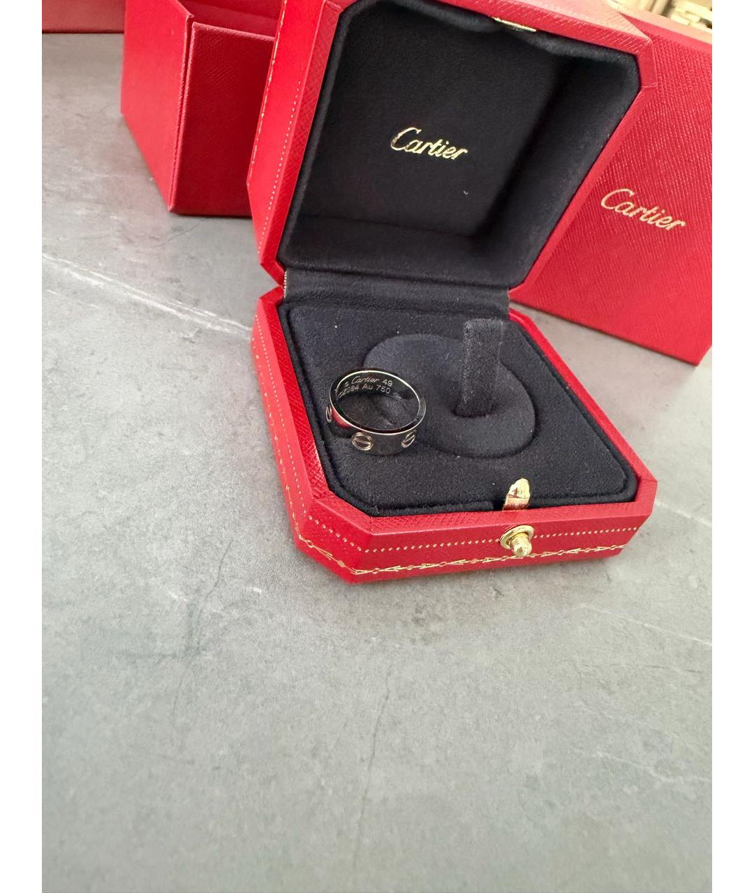 CARTIER Серебряное кольцо из белого золота, фото 4