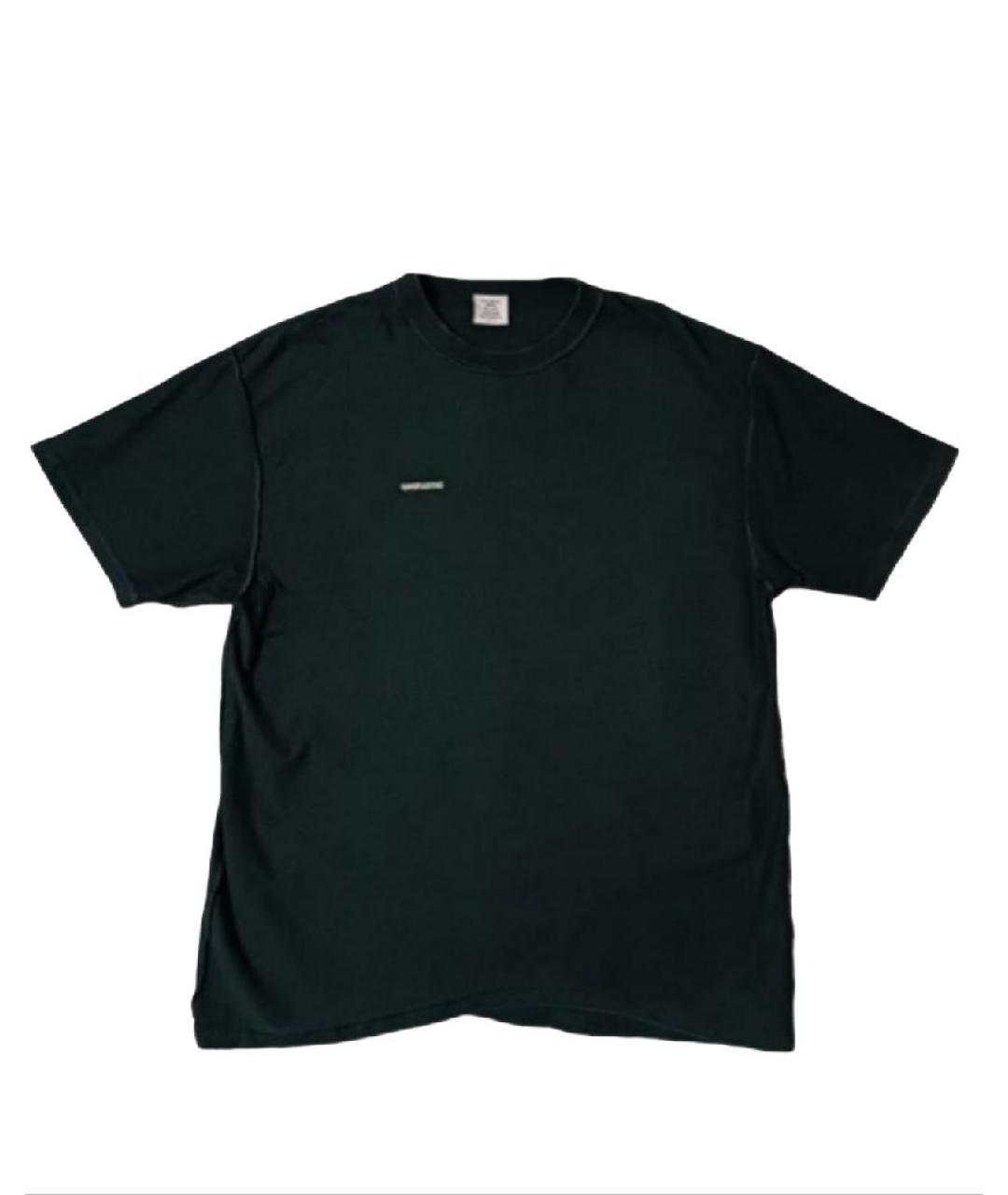 VETEMENTS Зеленая хлопковая футболка, фото 1