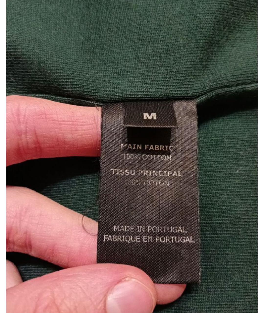 VETEMENTS Зеленая хлопковая футболка, фото 9