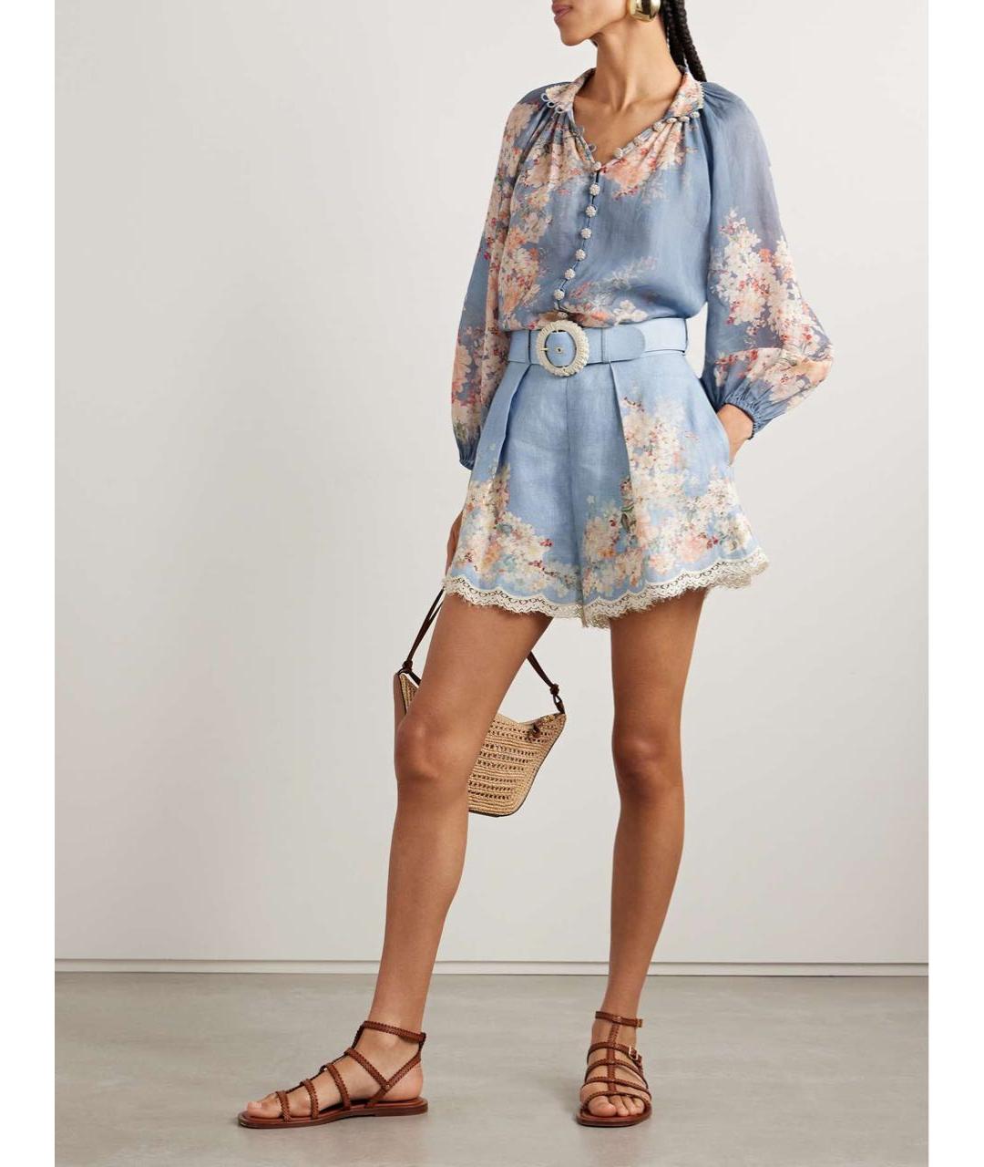 ZIMMERMANN Голубой костюм с брюками, фото 2