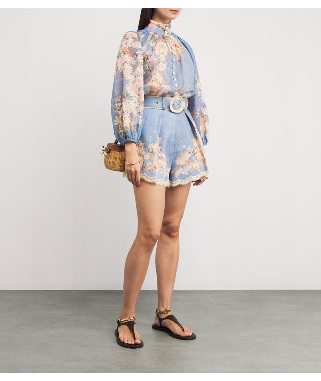 ZIMMERMANN Голубой костюм с брюками, фото 3