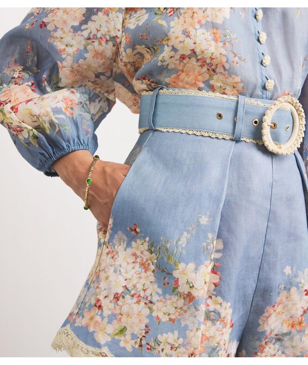 ZIMMERMANN Голубой костюм с брюками, фото 5