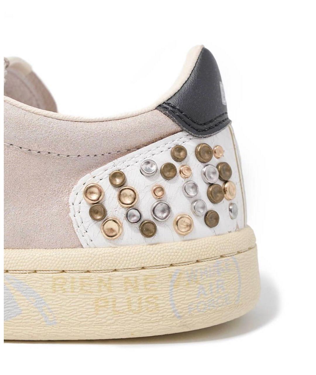 PREMIATA Бежевые замшевые кроссовки, фото 7