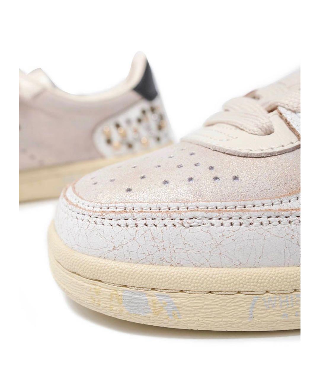 PREMIATA Бежевые замшевые кроссовки, фото 5