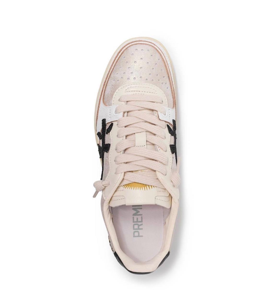 PREMIATA Бежевые замшевые кроссовки, фото 4