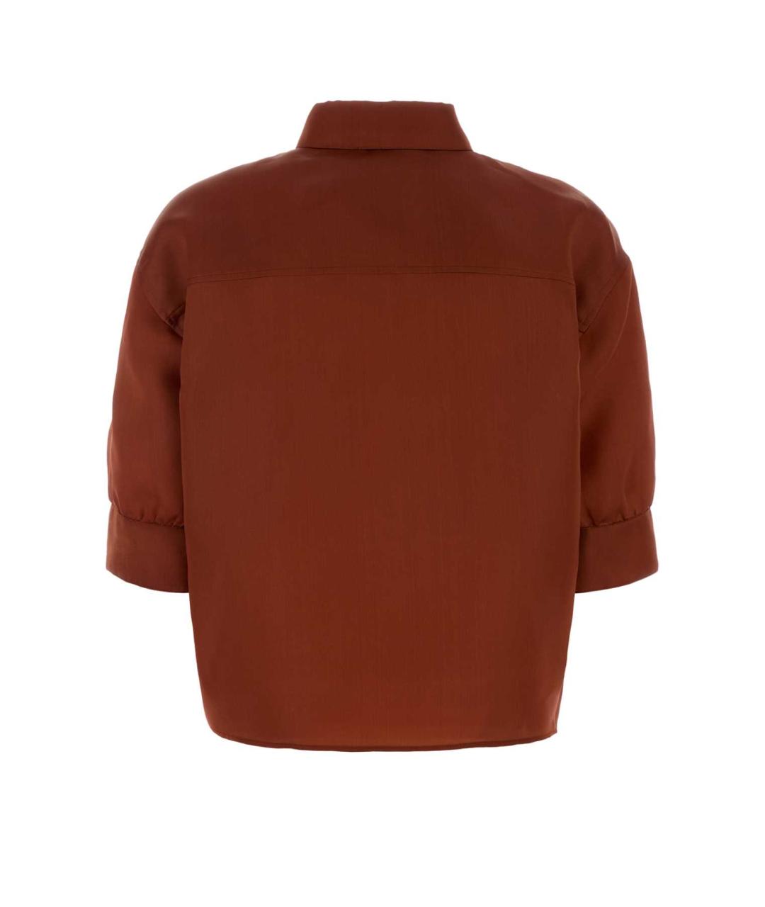 ALBERTA FERRETTI Красная шелковая рубашка, фото 2