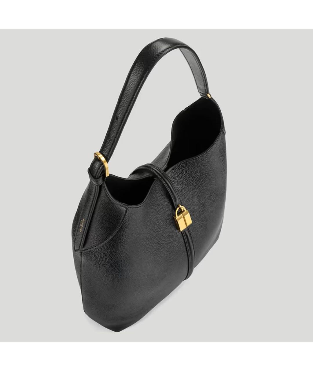 DEMELLIER Черная кожаная сумка тоут, фото 3