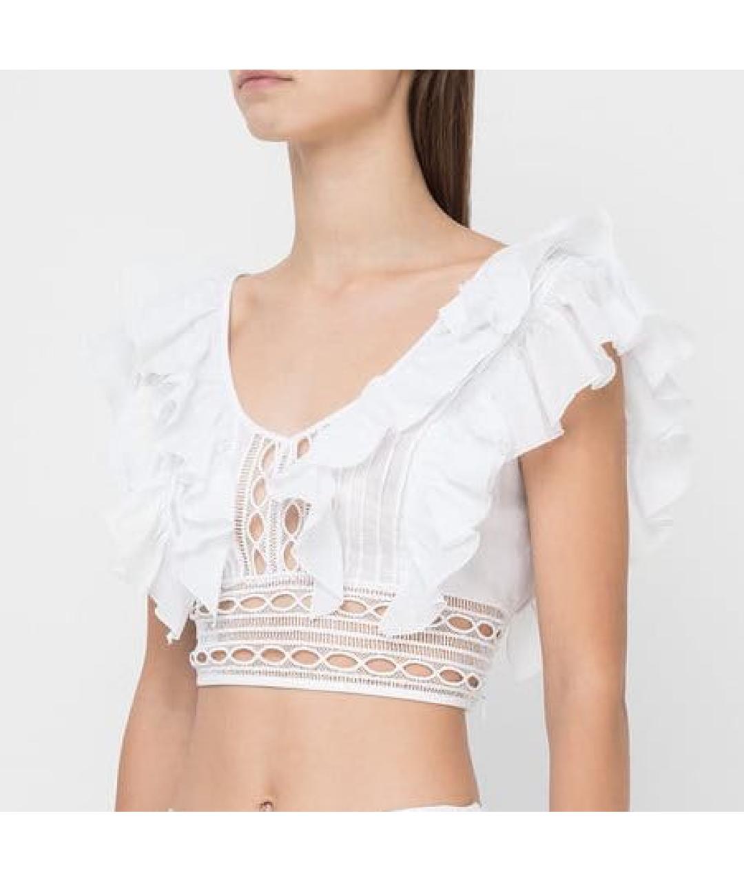 CHARO RUIZ Белая блузы, фото 2