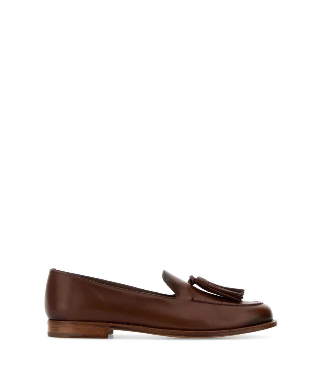 CHURCH'S Коричневые кожаные лоферы, фото 1