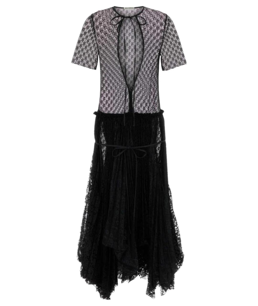 J.W.ANDERSON Черное полиэстеровое вечернее платье, фото 1