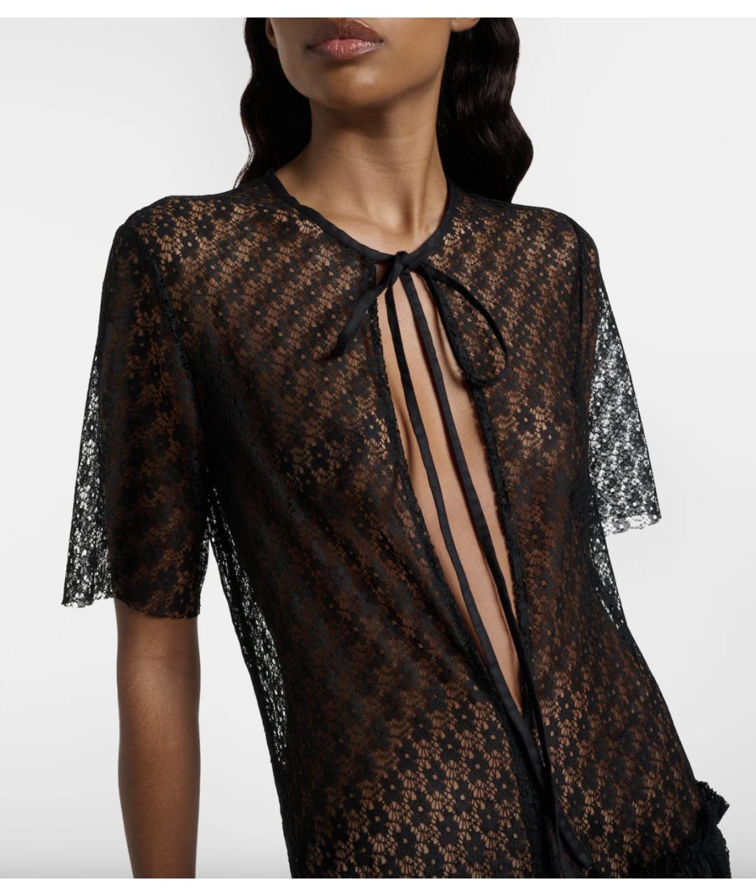 J.W.ANDERSON Черное полиэстеровое вечернее платье, фото 5