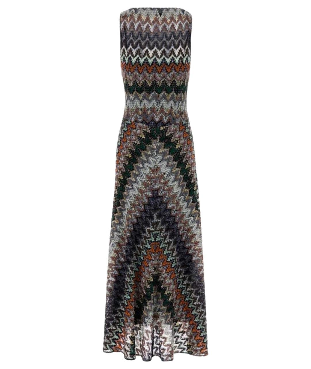 MISSONI Мульти полиэстеровое повседневное платье, фото 2