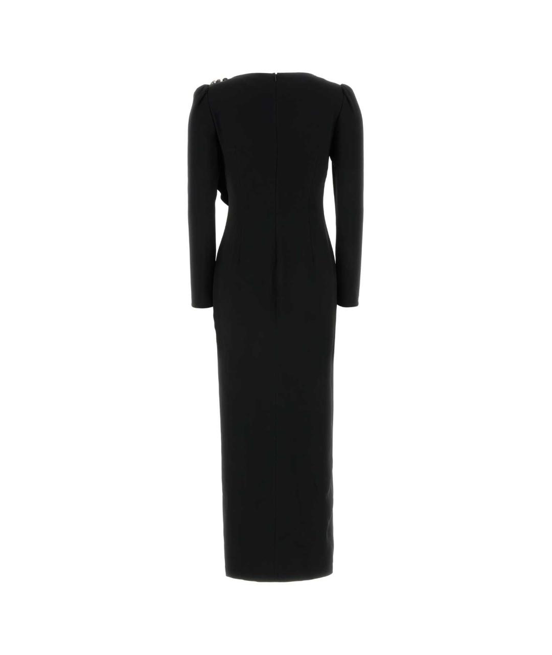 ALESSANDRA RICH Черное вискозное повседневное платье, фото 2