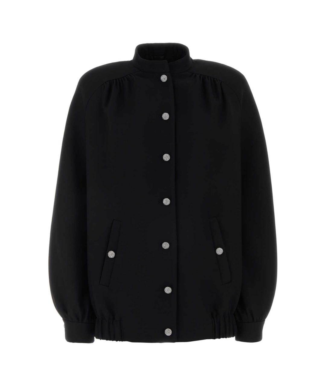 ALESSANDRA RICH Черная шерстяная куртка, фото 1