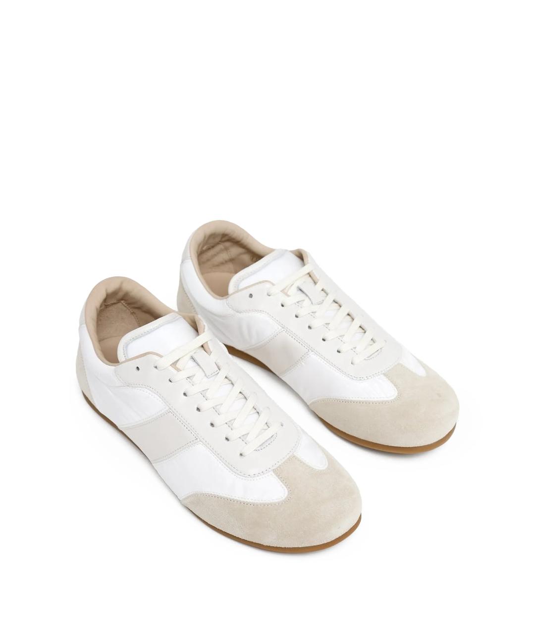 LEMAIRE Белые кожаные кроссовки, фото 3