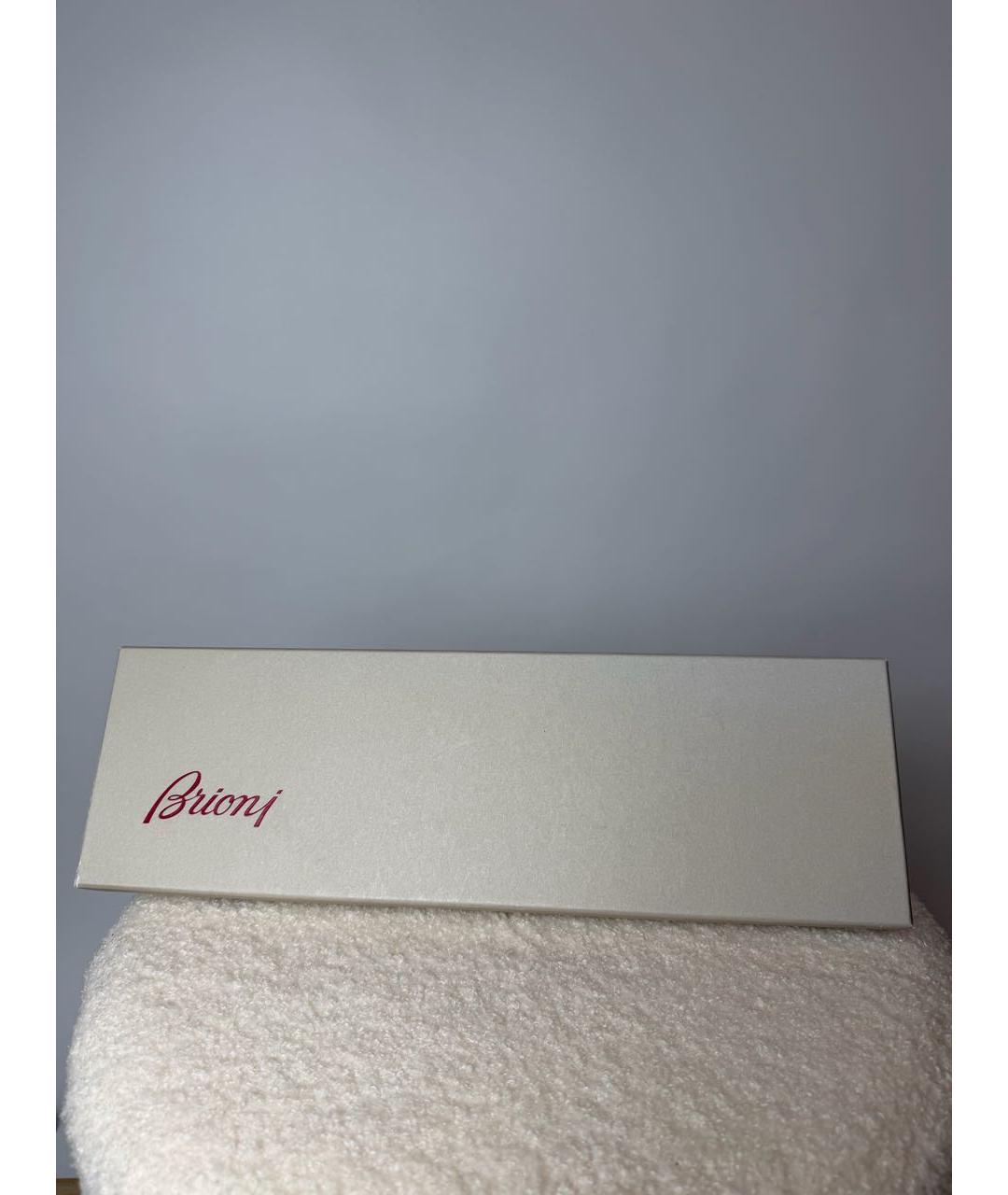 BRIONI Синий шелковый галстук, фото 2