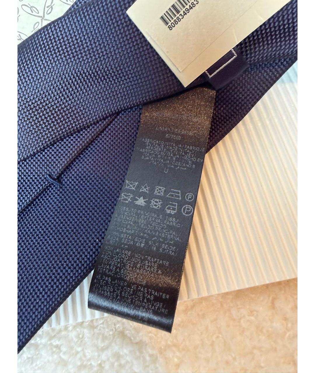 BRIONI Синий шелковый галстук, фото 7