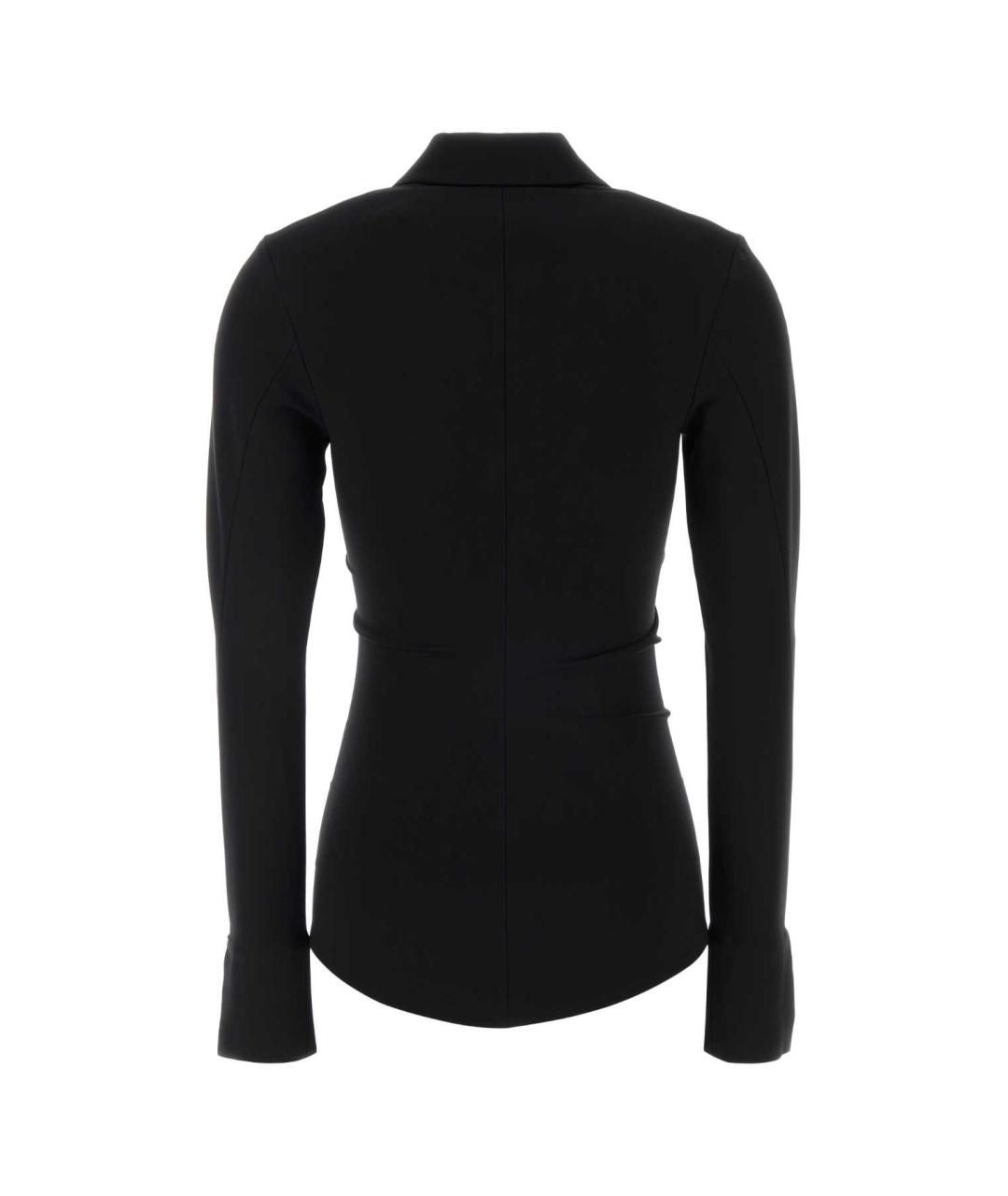 JIL SANDER Черная вискозная блузы, фото 2