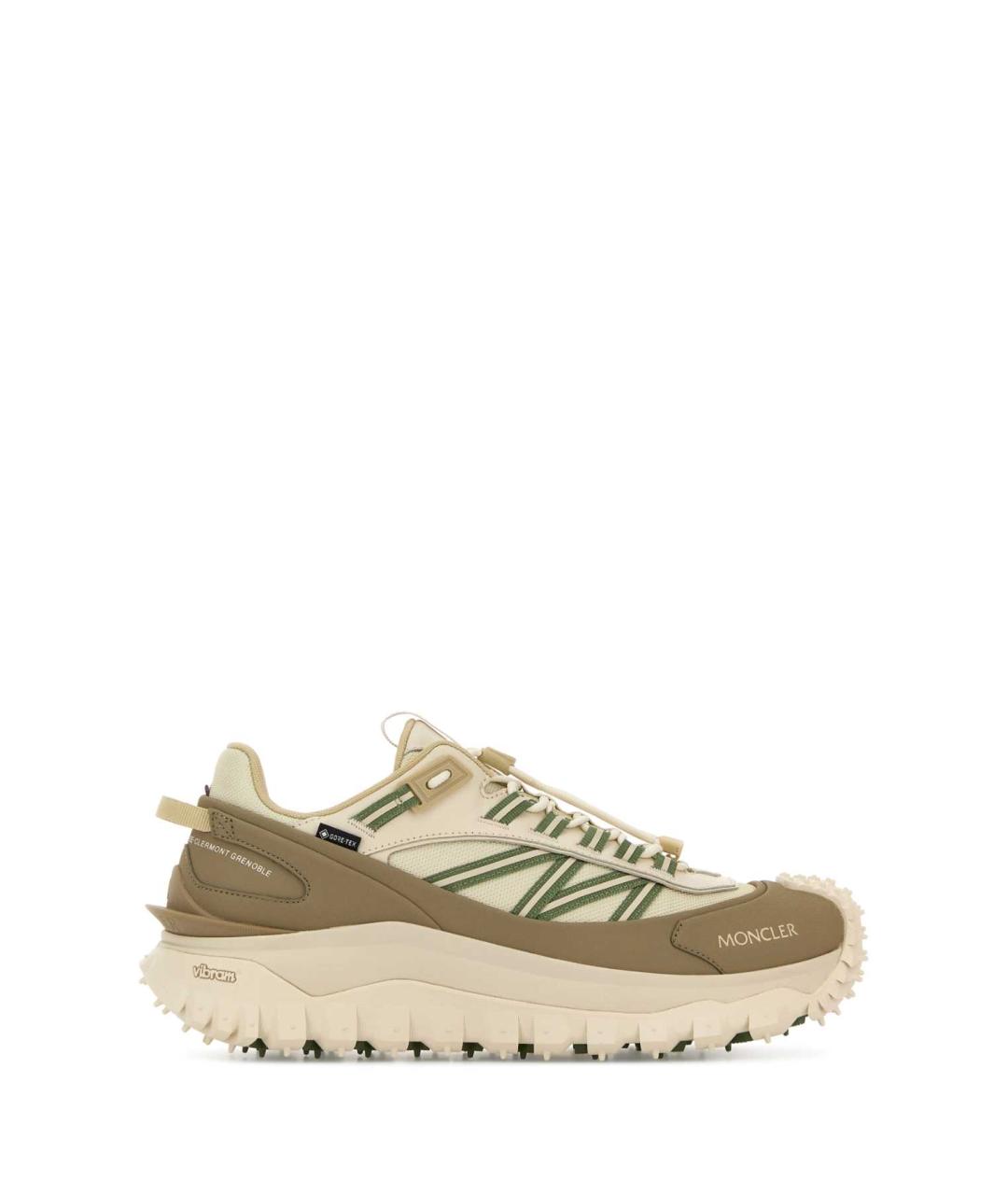 MONCLER Мульти текстильные низкие кроссовки / кеды, фото 1