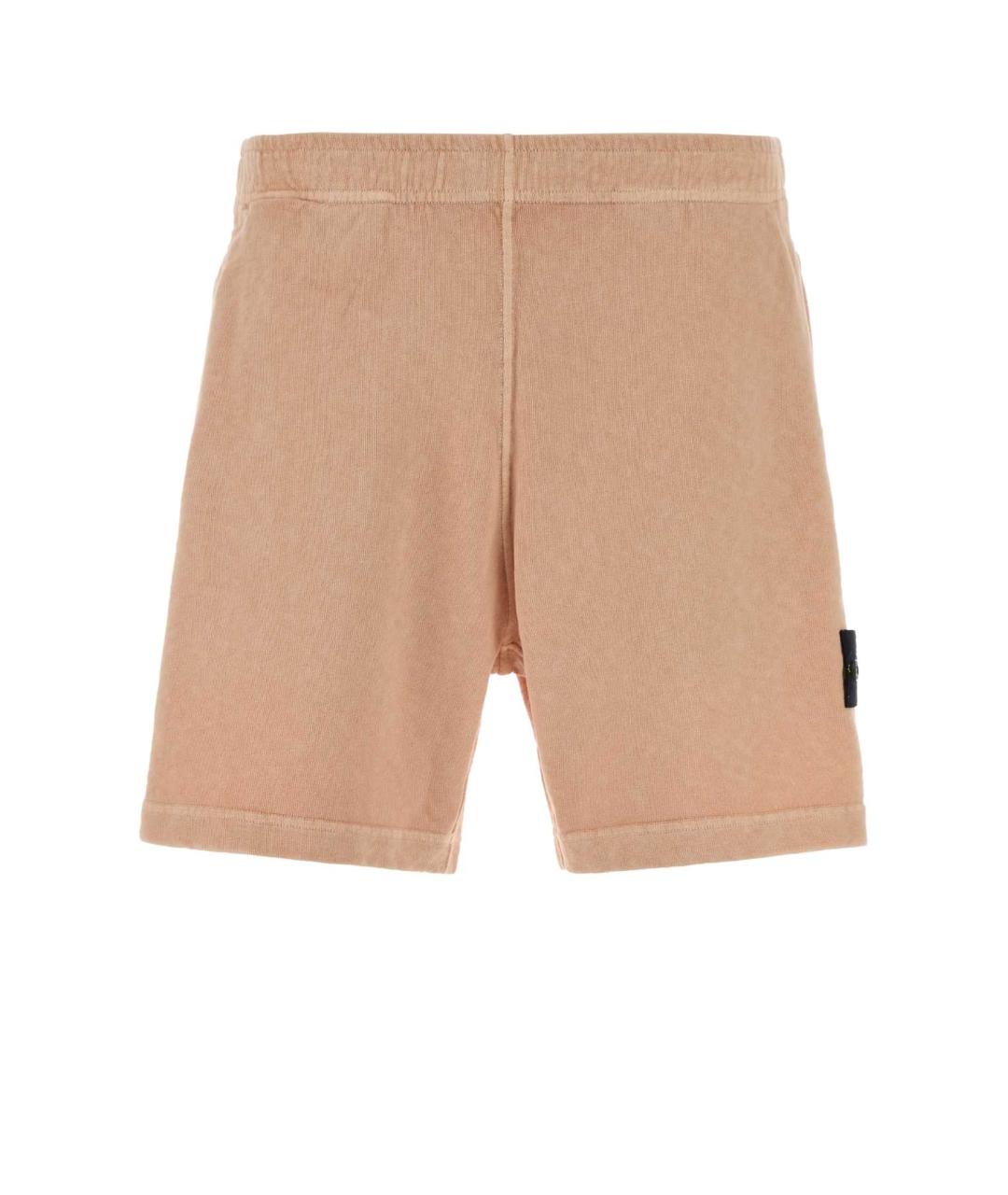 STONE ISLAND Розовые хлопковые шорты, фото 1