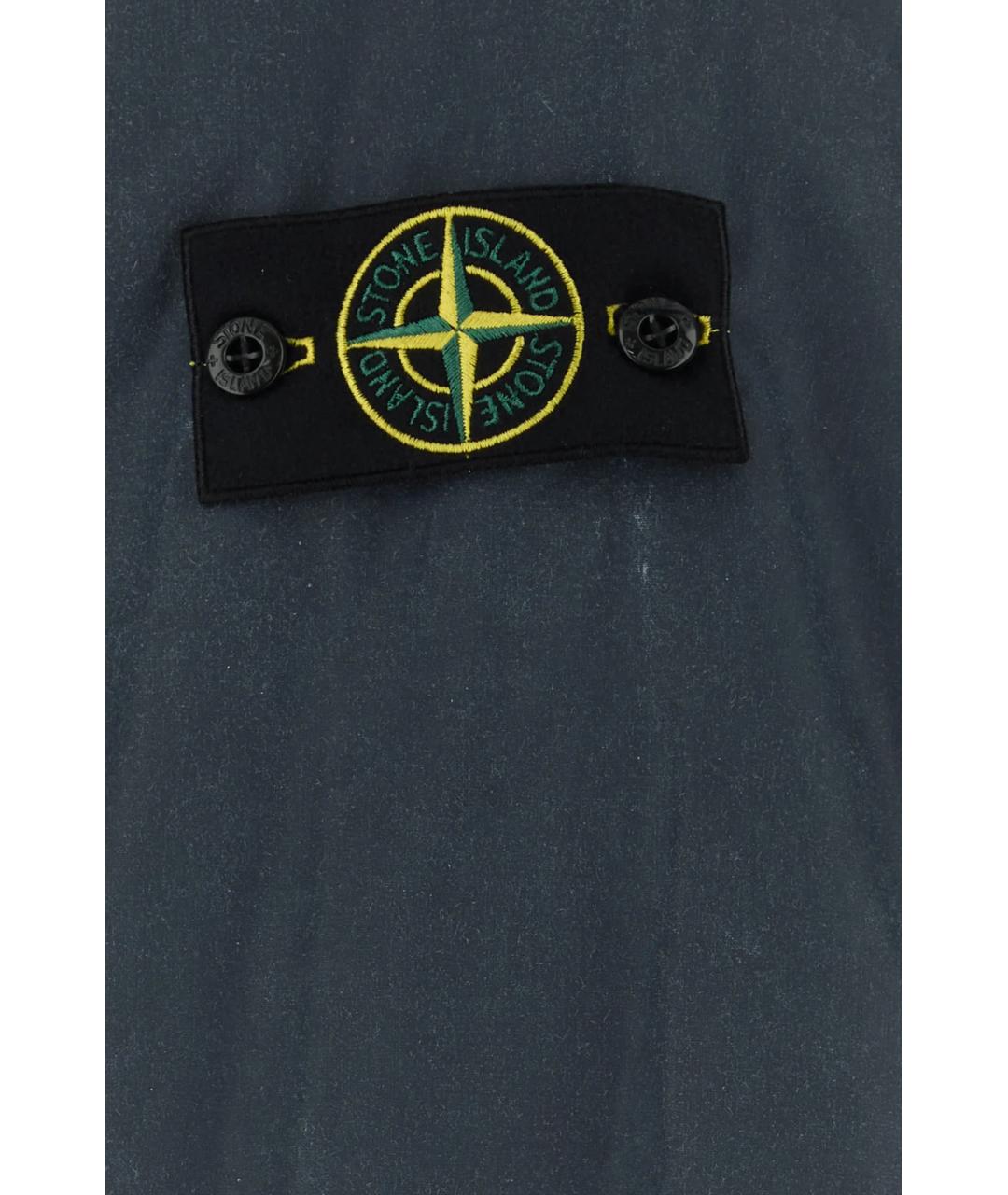 STONE ISLAND Синяя полиэстеровая куртка, фото 3