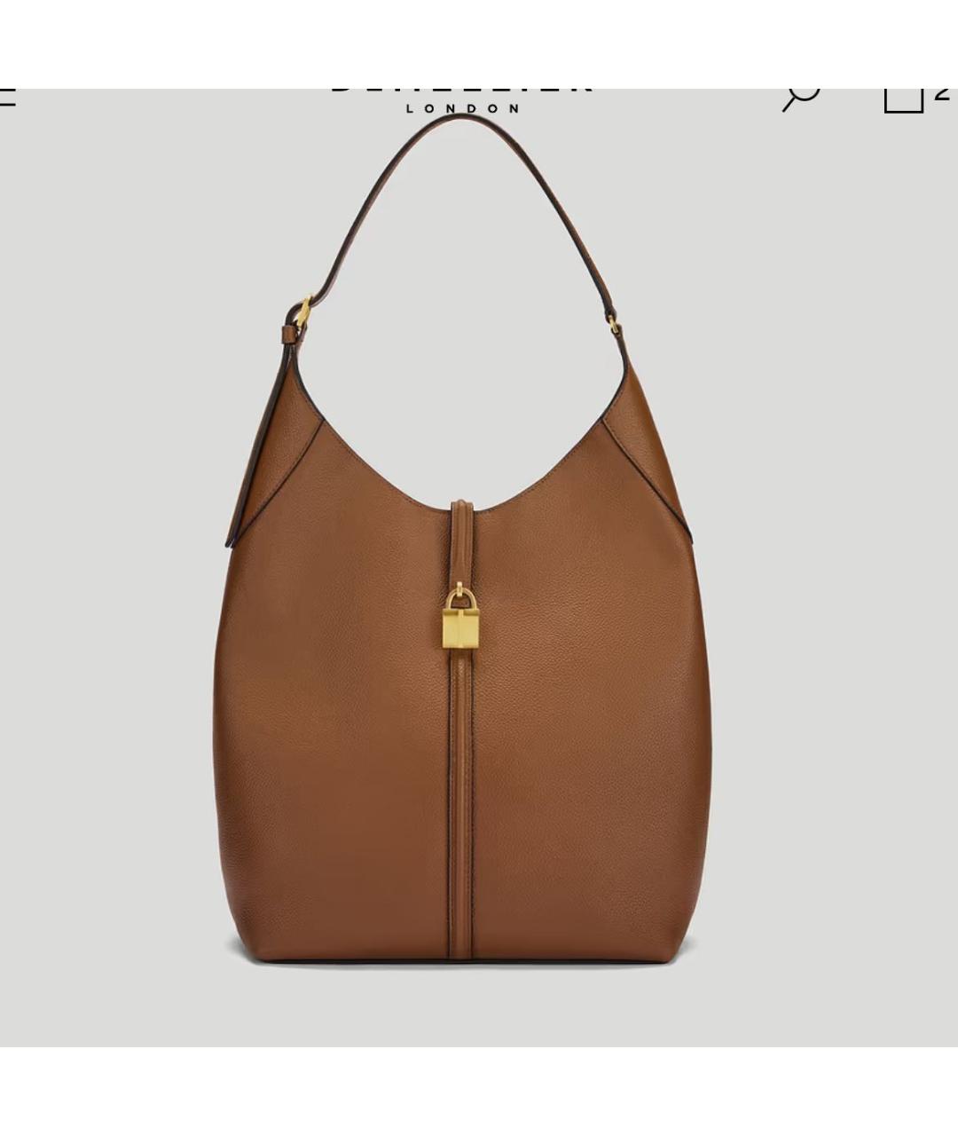 DEMELLIER Коричневая кожаная сумка тоут, фото 5