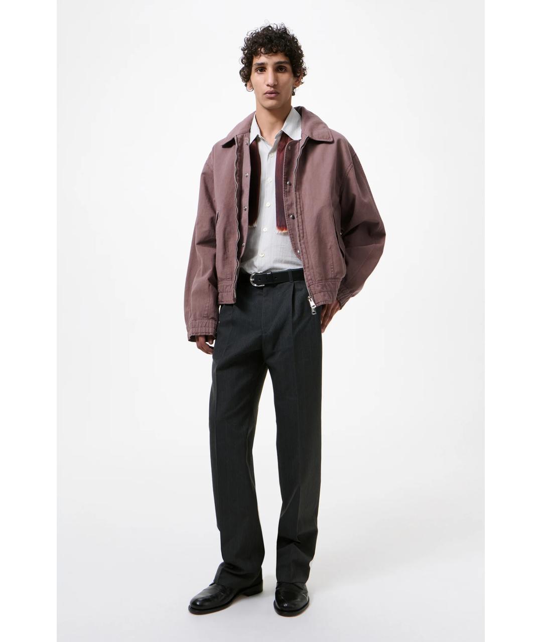 OUR LEGACY Фиолетовая хлопковая куртка, фото 4