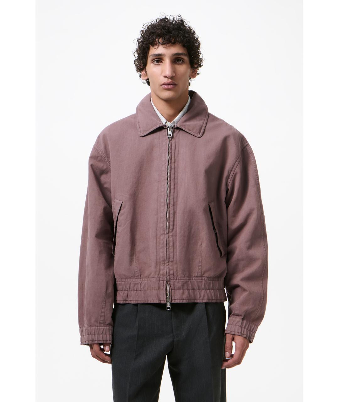 OUR LEGACY Фиолетовая хлопковая куртка, фото 3