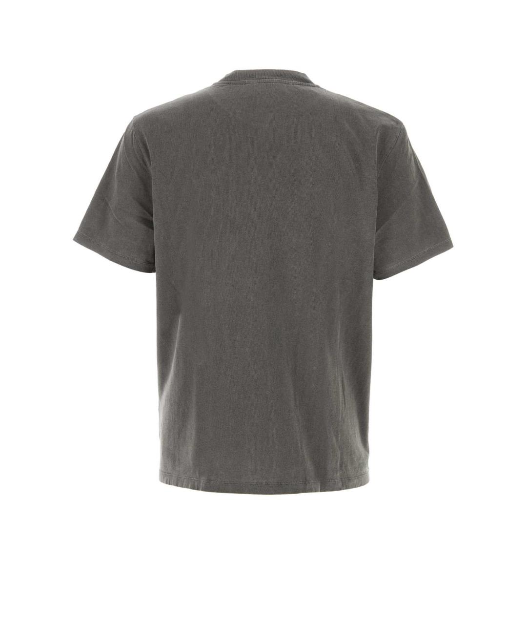 OUR LEGACY Серая хлопковая футболка, фото 2