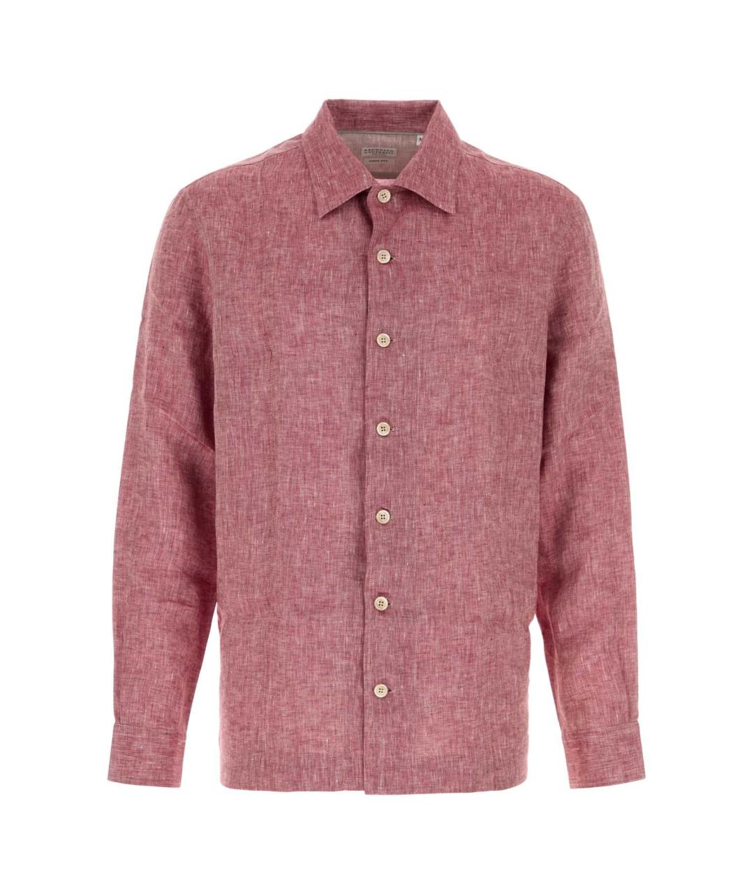 BRUNELLO CUCINELLI Мульти льняная кэжуал рубашка, фото 1