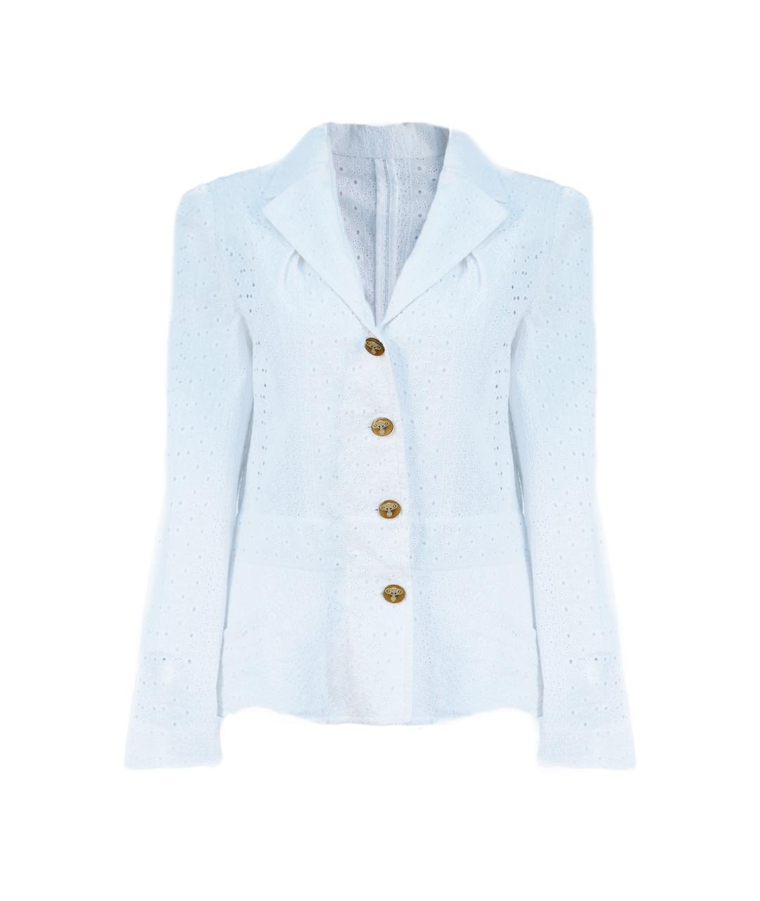 VIVIENNE WESTWOOD Белый хлопковый жакет/пиджак, фото 1