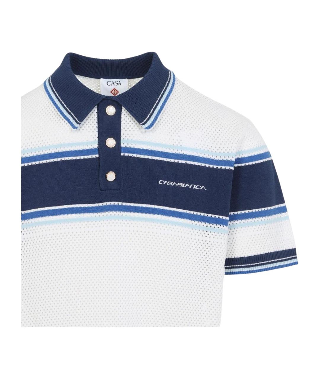 CASABLANCA Мульти хлопковое поло с коротким рукавом, фото 3