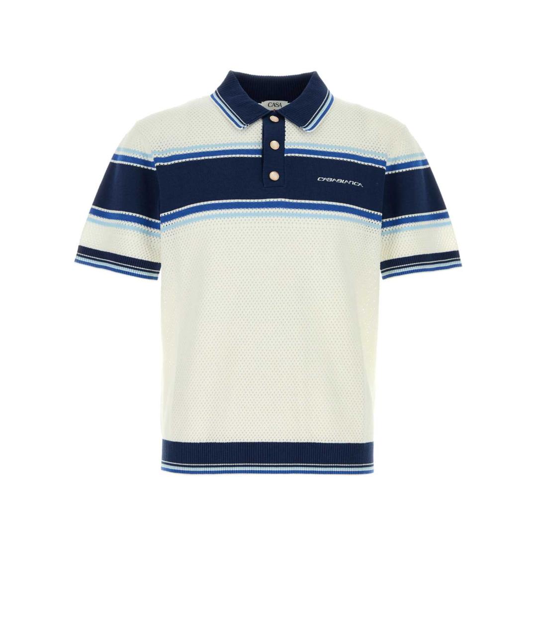 CASABLANCA Мульти хлопковое поло с коротким рукавом, фото 1