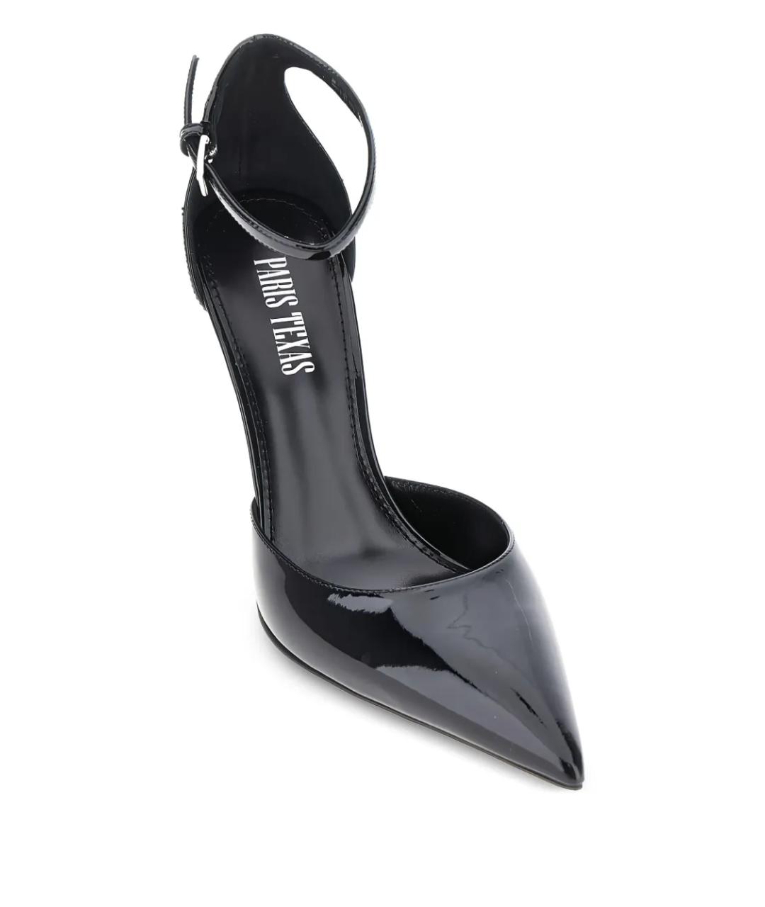 PARIS TEXAS Черные кожаные туфли, фото 3